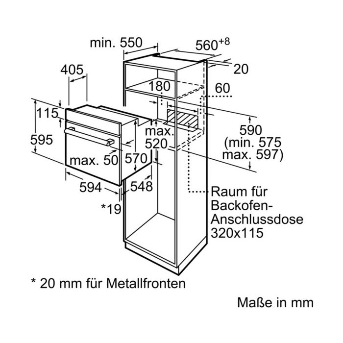 Siemens Einbau-Backofen iQ100 HB113FBS1