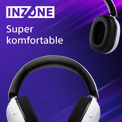 Sony INZONE H3 gaming headset - hvid