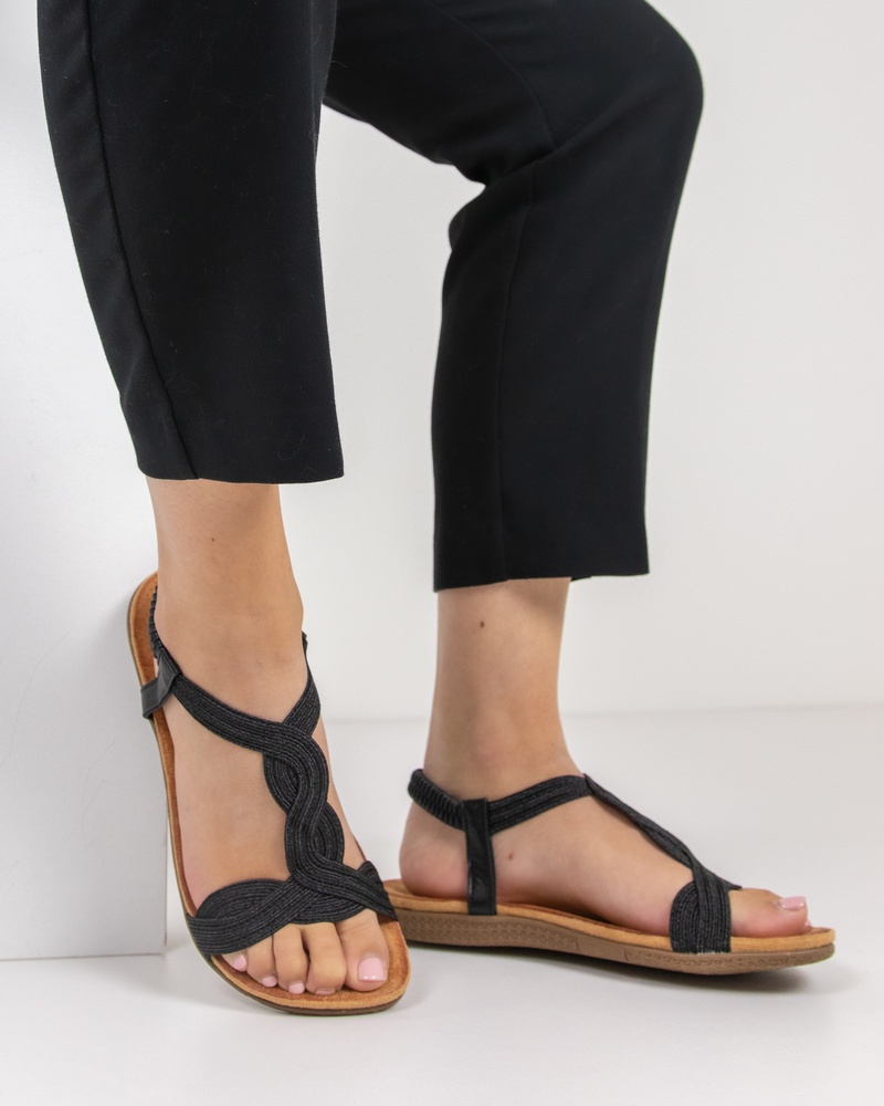Dolcis Sandalen  - zwart