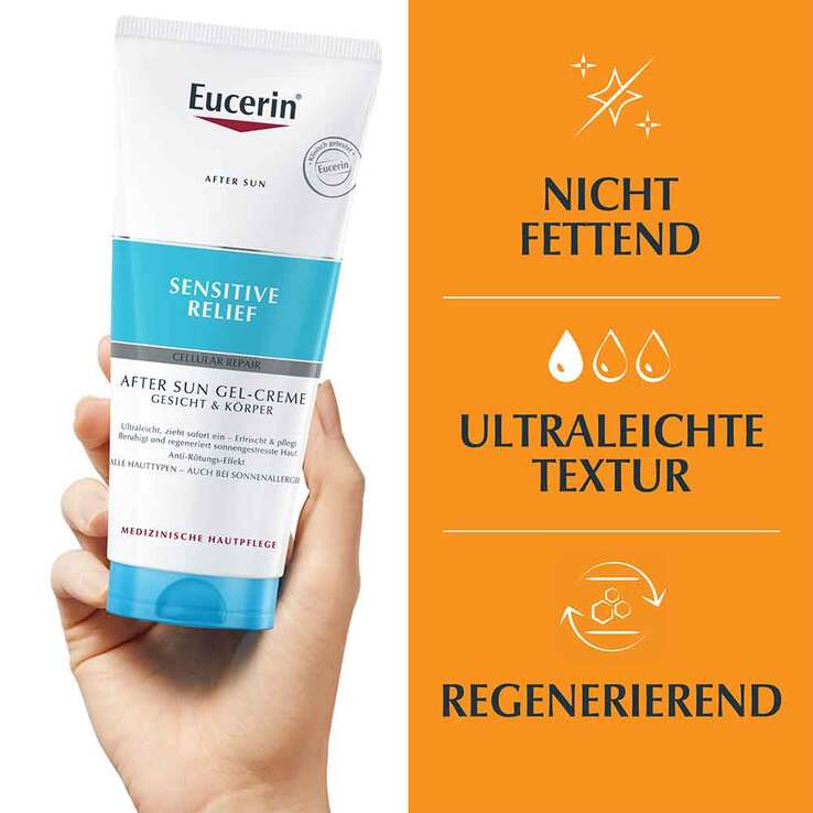 Eucerin Sun After Sun Sensitive Relief Gel-Creme, 200 ml