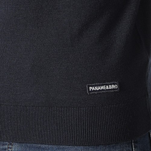 Pull Col V Bleu Marine