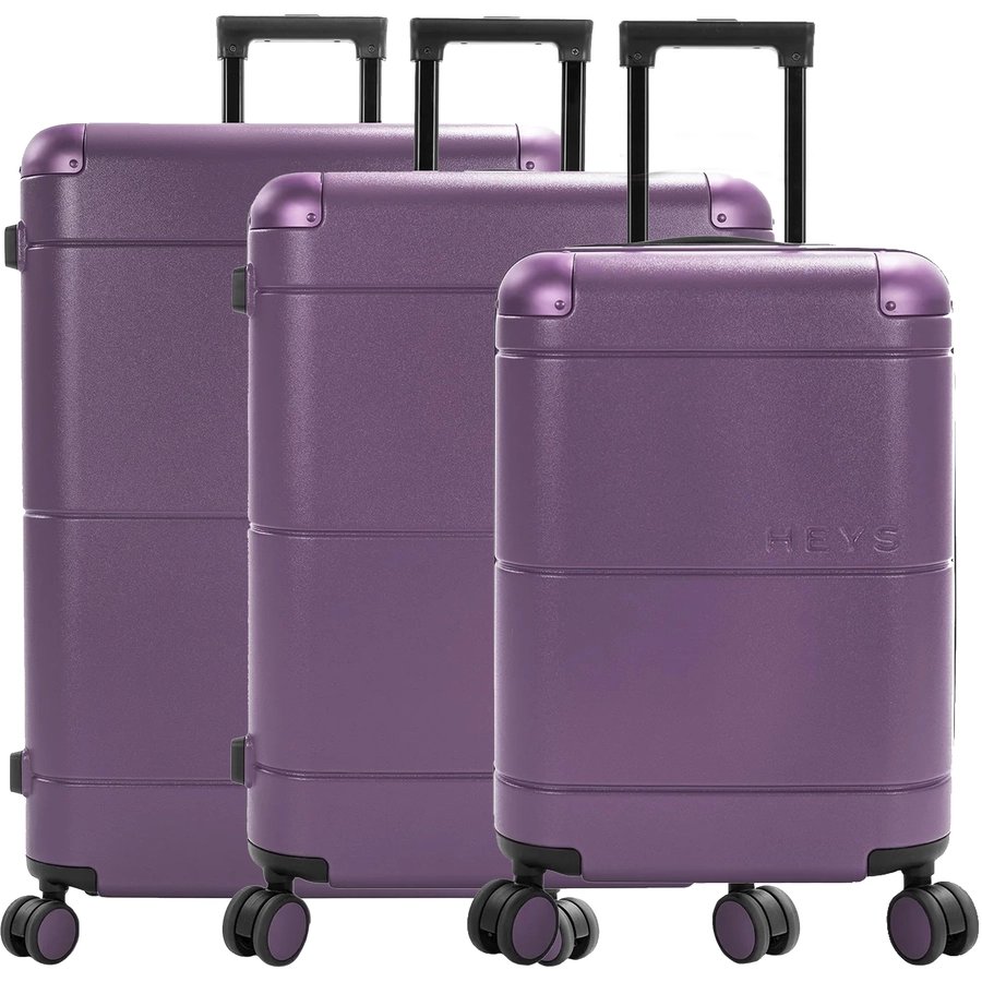 Heys Zen - 4-Rollen-Trolley Set 3tlg. erw. purple