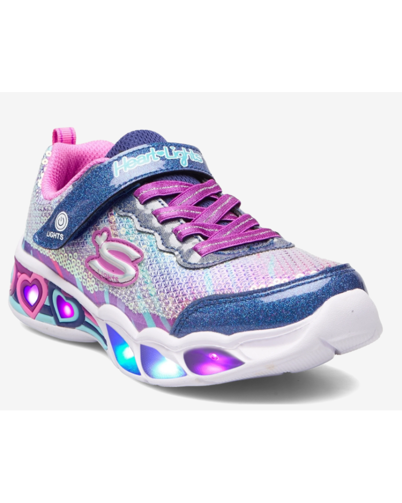 Skechers - Girls Sweetheart Lights - Navy/Multi