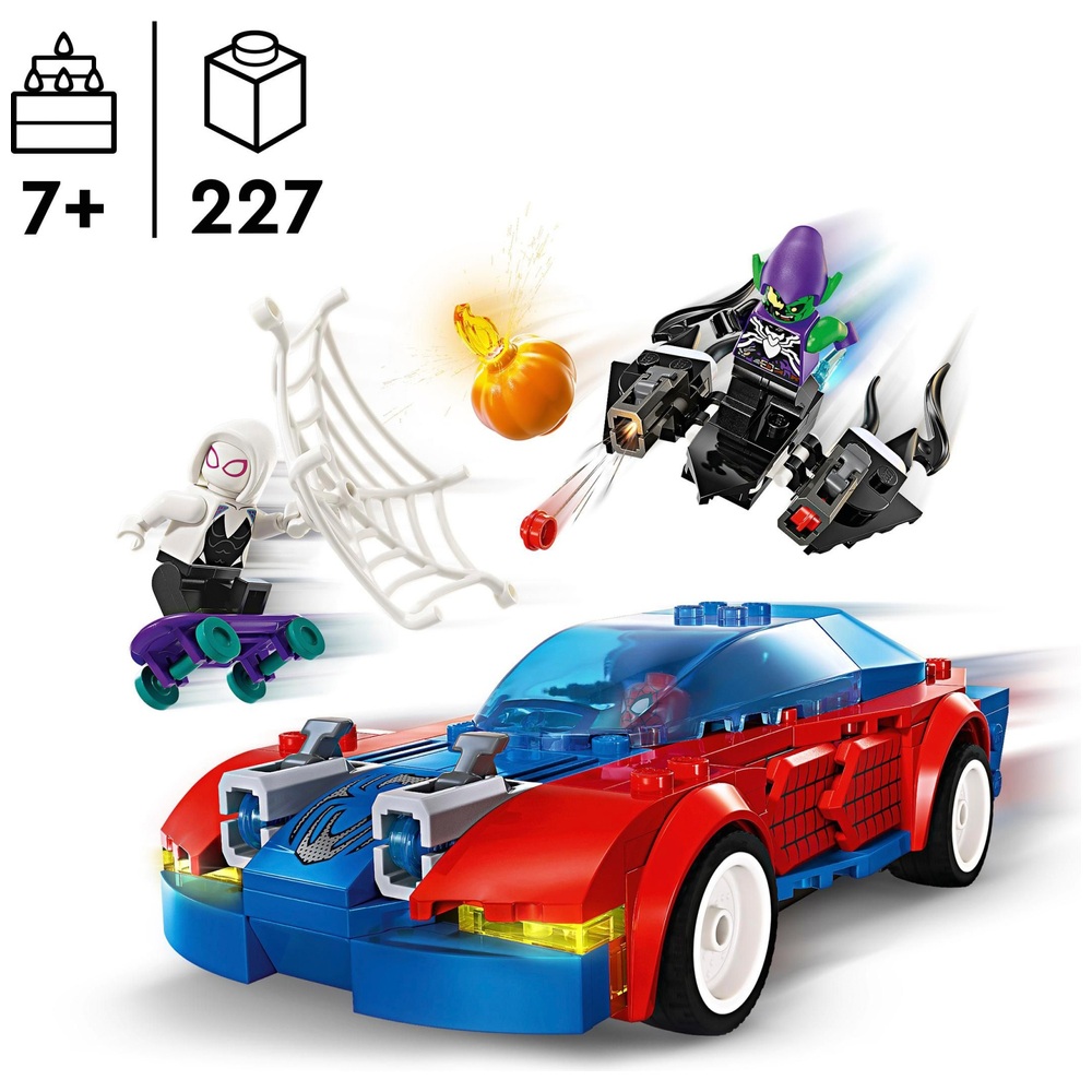 LEGO Marvel 76279 Spider-Man Rennwagen & Venom Green Goblin Set