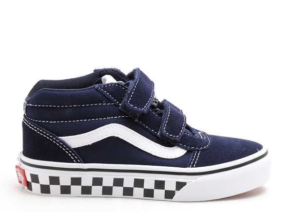 Vans boots bottine enfant yt ward midv checker bleu