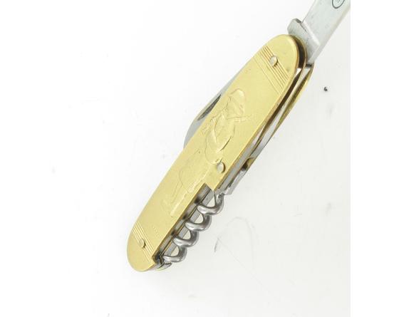 Musicien - Femme aux Sabots - 3 Pièces Couteau de poche par Coursolle
