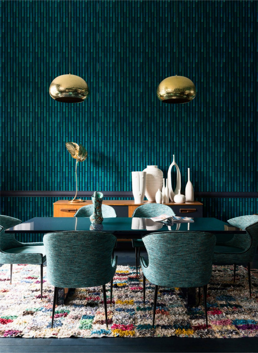 The Mosaic Factory Sevilla ovale vinger mozaïek tegels 30x30 azuurblauw