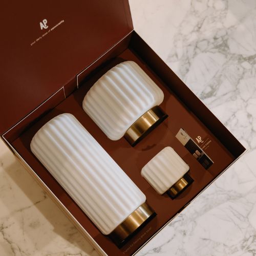 Geschenkset Dentelles Luxe Mini, Tall & Wide Gold