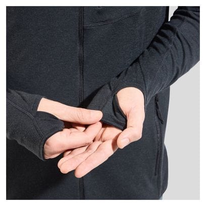 Pull à Capuche Odlo Ascent Performance Wool 125 Noir