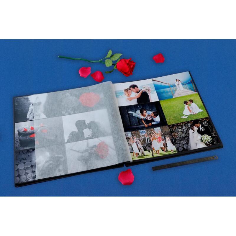 Album photo à spirales 60 pages noires Me & You - Noir