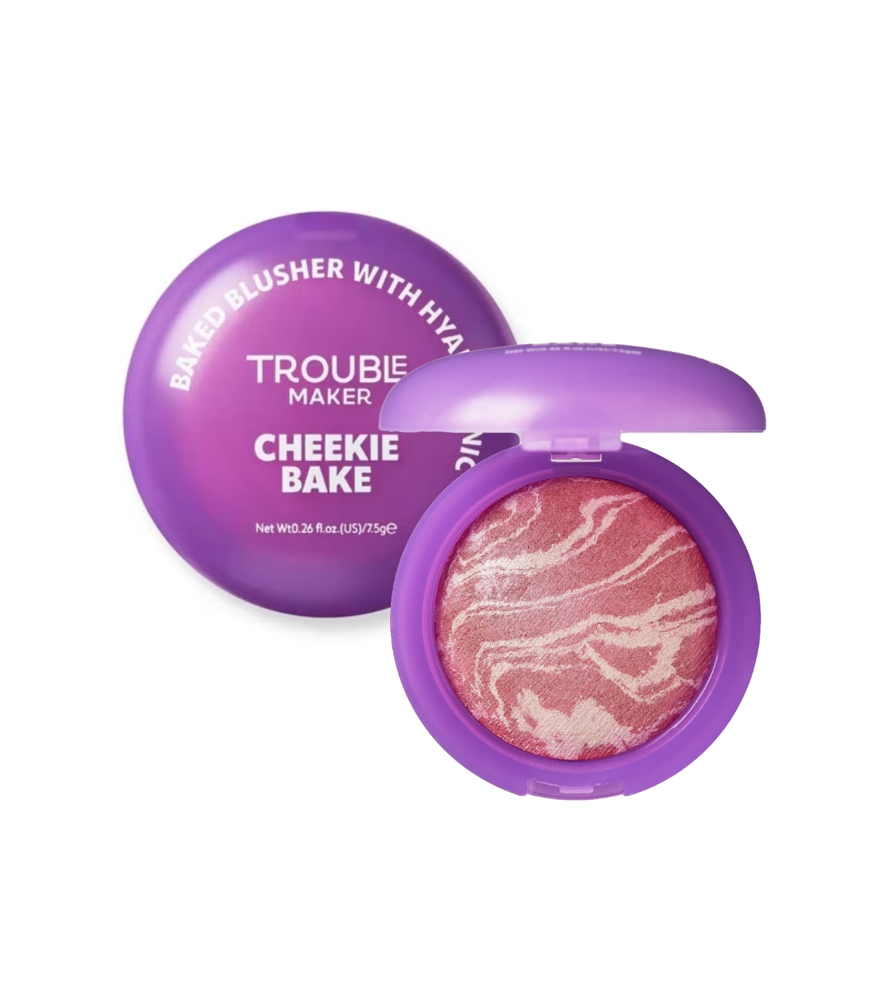 Trouble Maker - Blush Baked Cheekie Bake - Betty Bakes Hot Pink