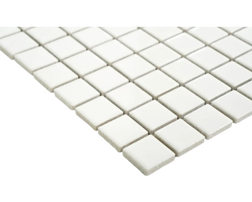 Keramisch mozaïek 30 x 32,8 cm wit glanzend