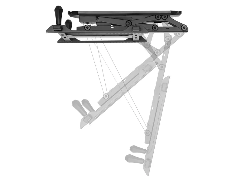 Maclean MC-880 - Beslag - motoriseret - for fladt panel - metal - sort - skærmstørrelse: 32