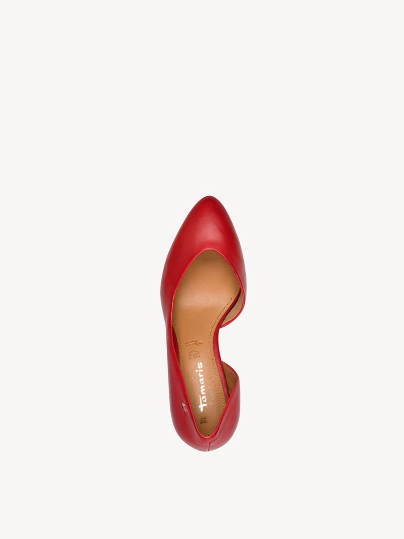 Leren Pumps - rood