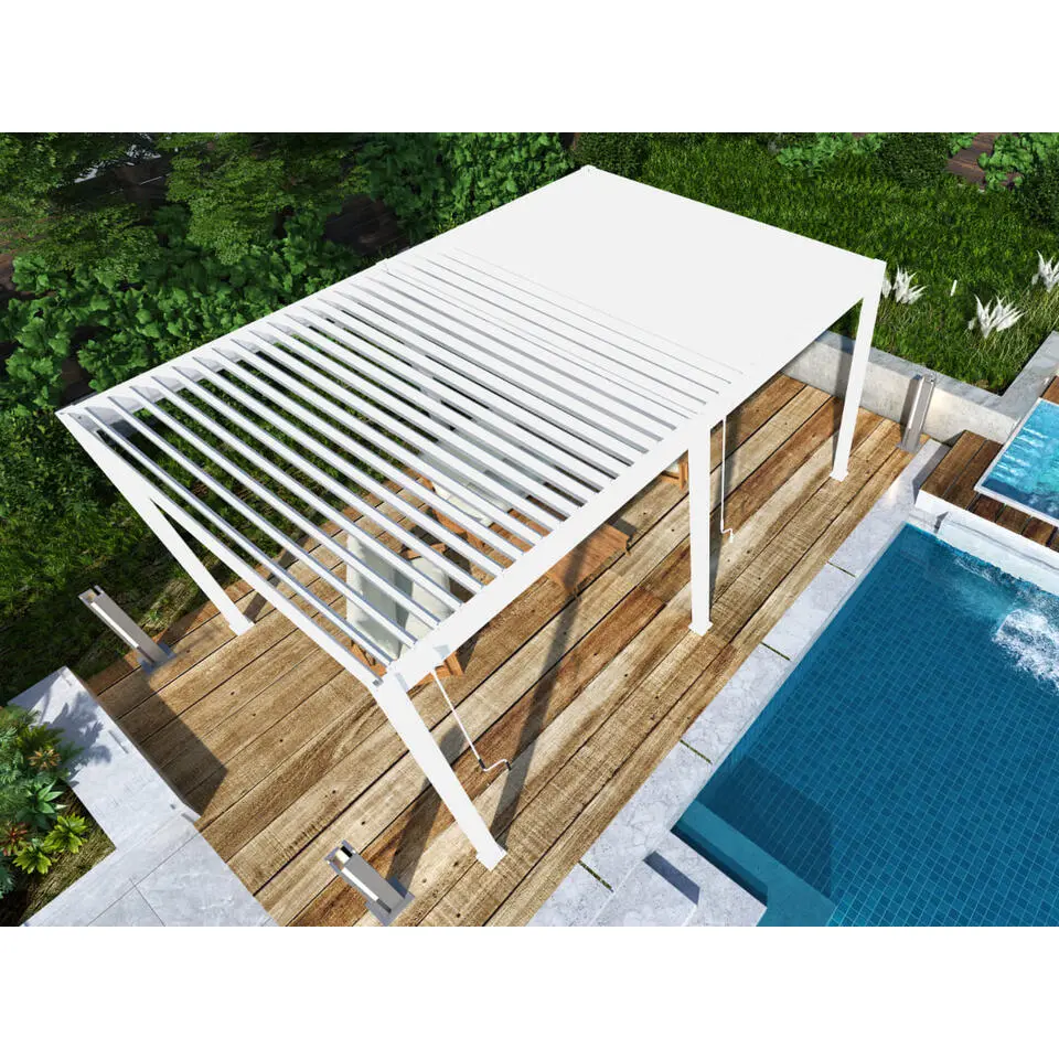 Orion Deluxe terrasoverkapping 360 x 530 cm wit