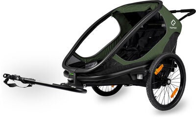 Hamax Outback Sykkelvogn, Green/Black