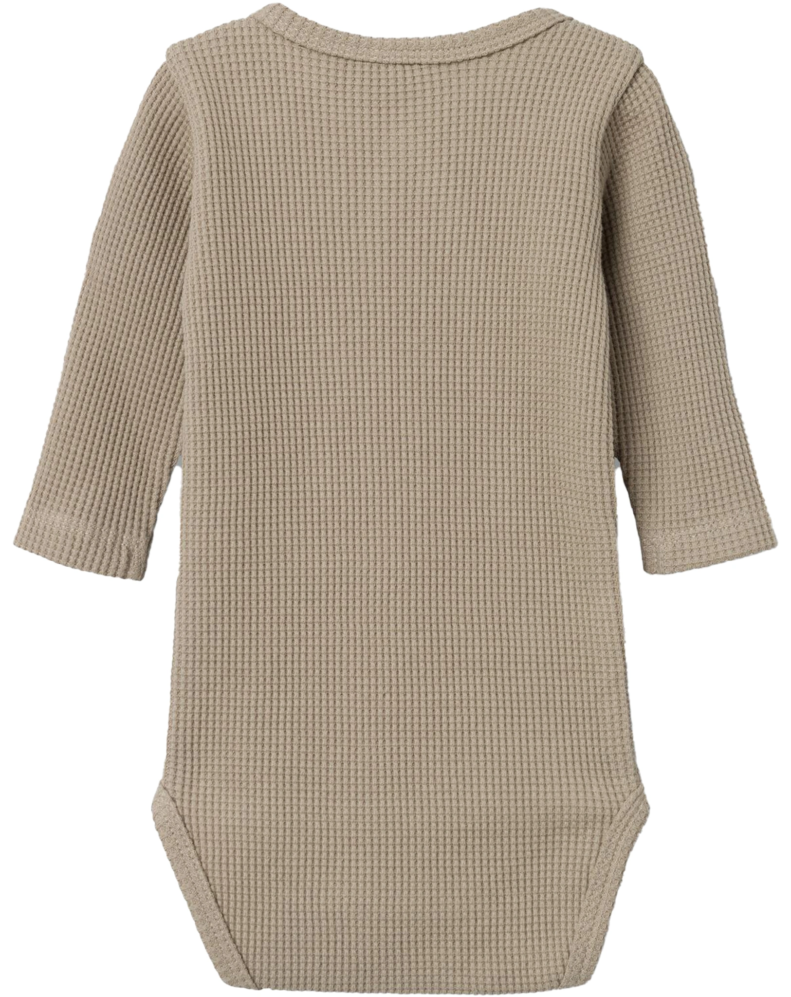 Langarm-Body NBN WAFFELSTRICK in pure cashmere