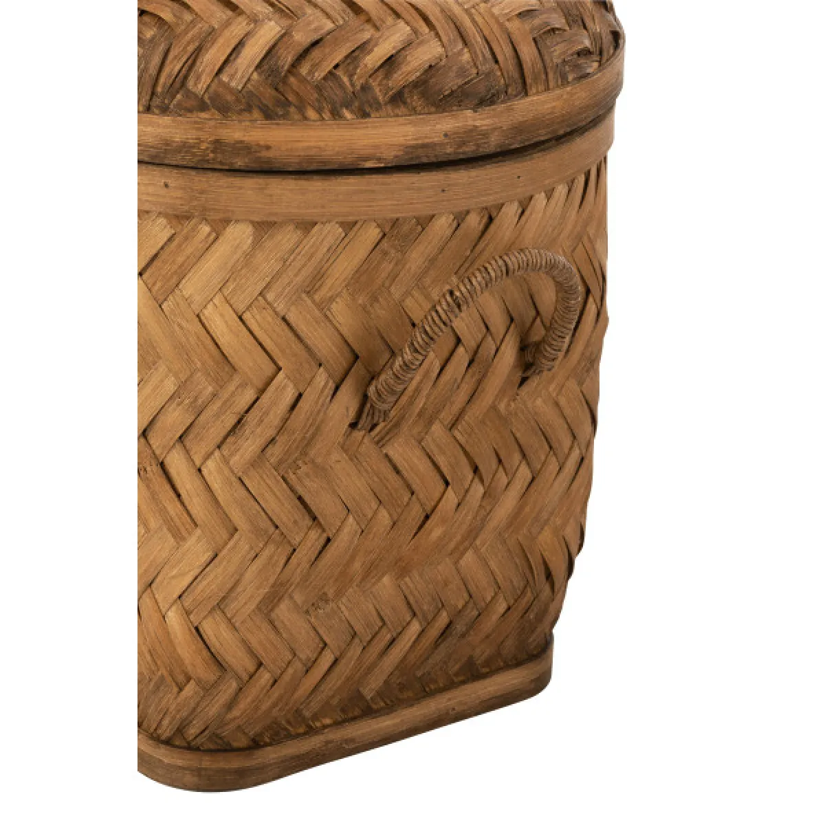 Dansmamaison Paniers de Rangement Bambou Naturel (Lot de 3)