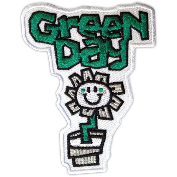 Green Day Woven Patch: Flower Pot (Standard)