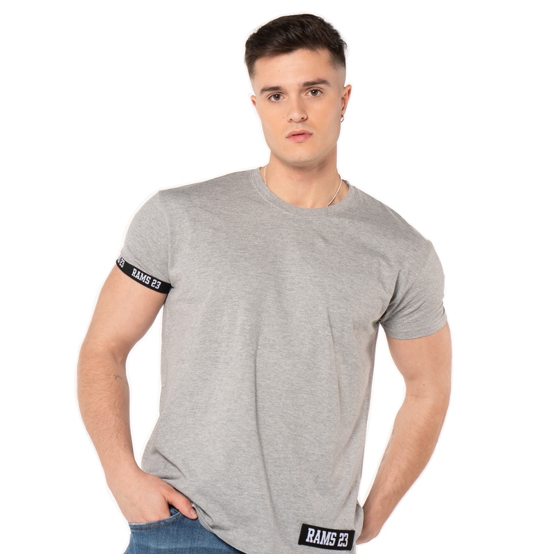 Camiseta Manga Corta Detalle Cinta Rams 23