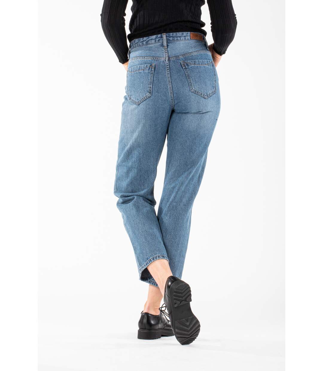 Jeans coupe droite DANAE BLEU