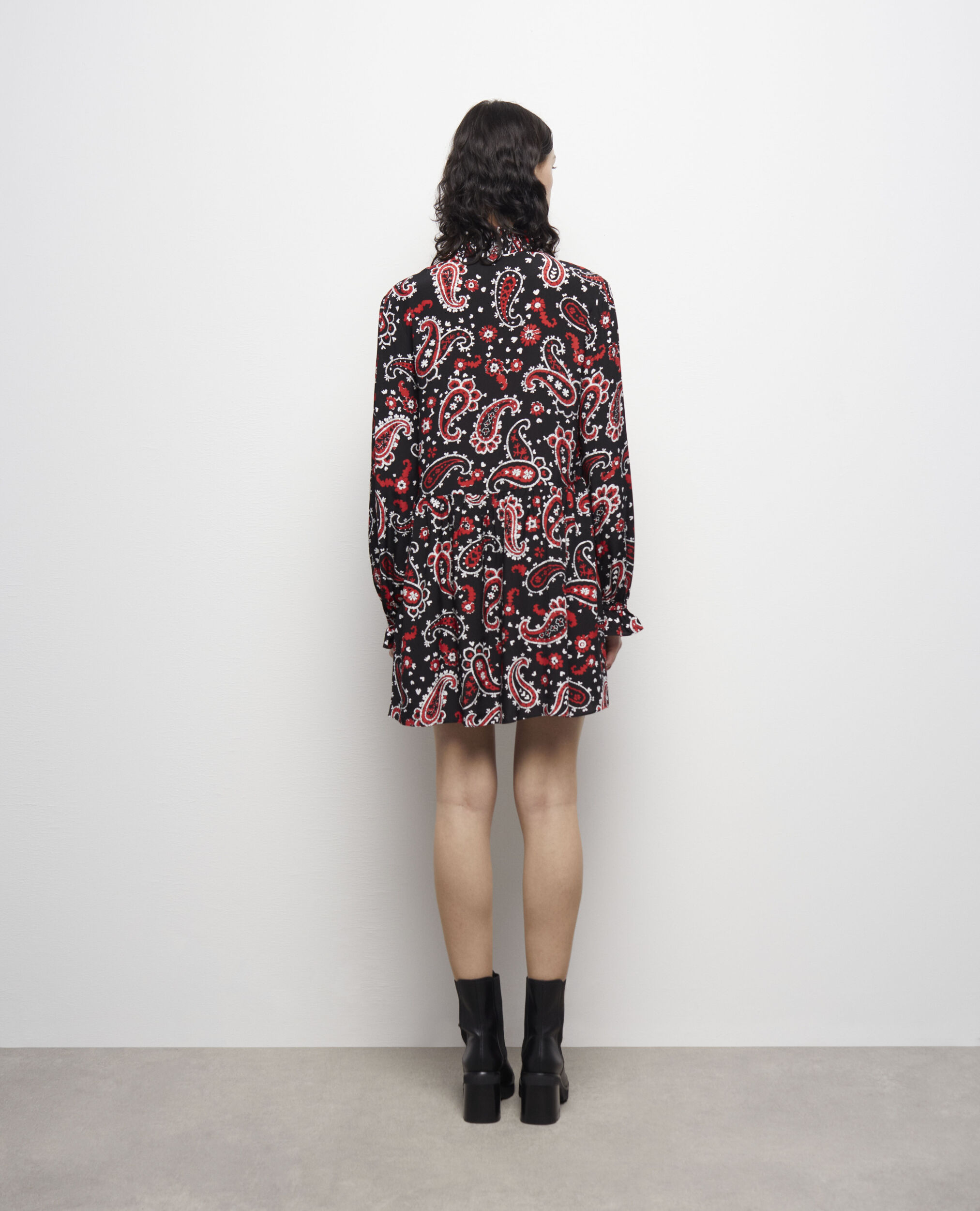 Robe courte imprimée