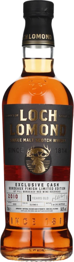 LOCH LOMOND 11 YEARS 2010 BORDEAUX SINGLE CASK 70CL