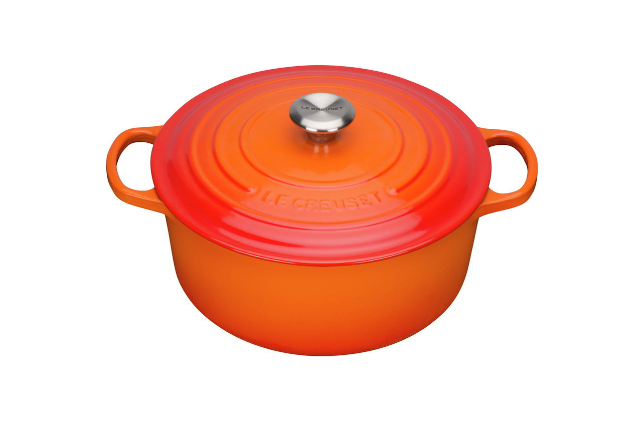 LE CREUSET Gourmet-Bräter 30cm Ofenrot SIGNATURE