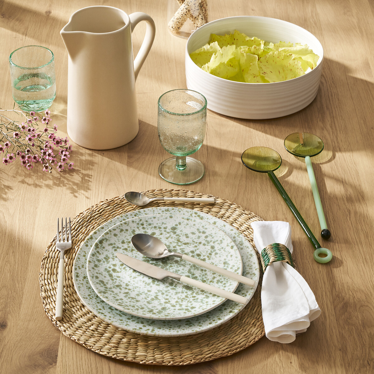 LA REDOUTE INTERIEURS<br>Talheres para salada em vidro borossilicato, Viria