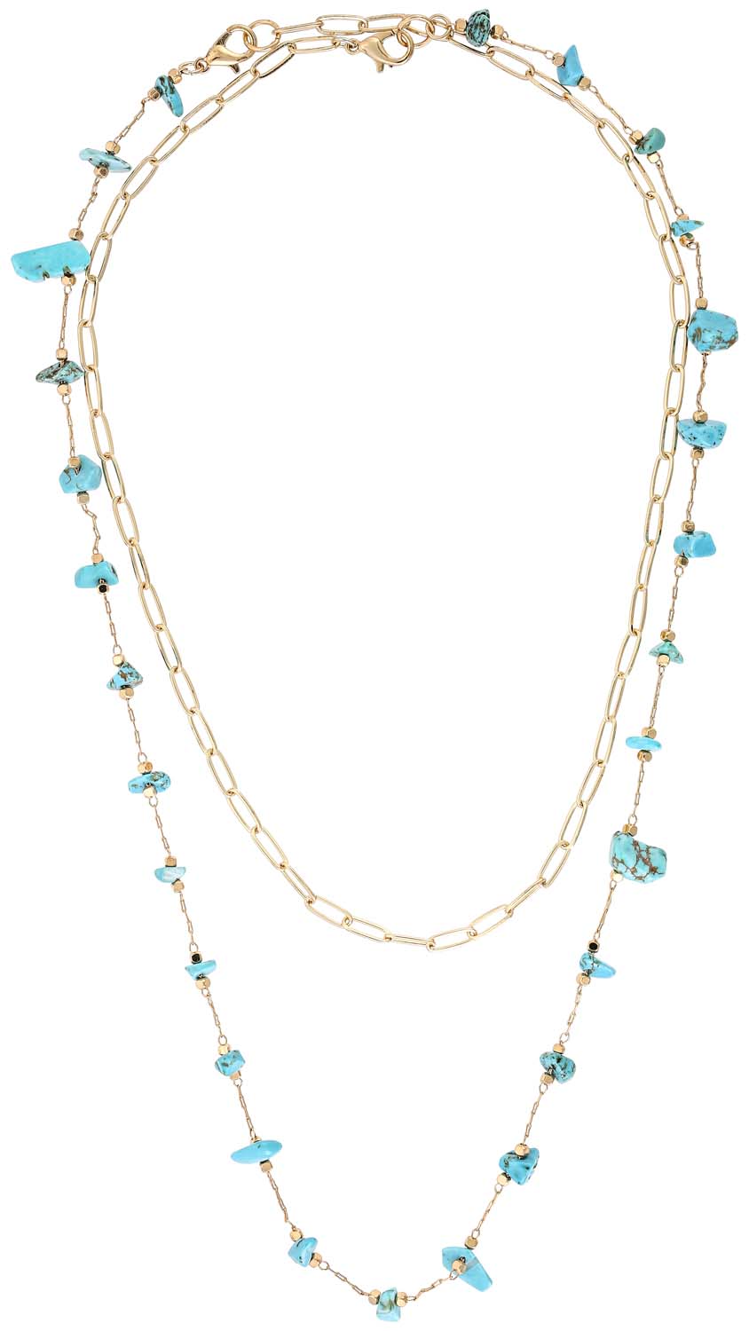 Ketten-Set - Shiny Turquoise