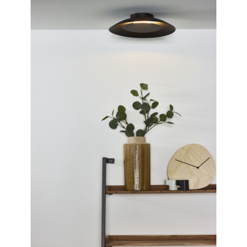 Lucide FOSKAL plafonnière Ø 34,5 cm LED 2700K Zwart