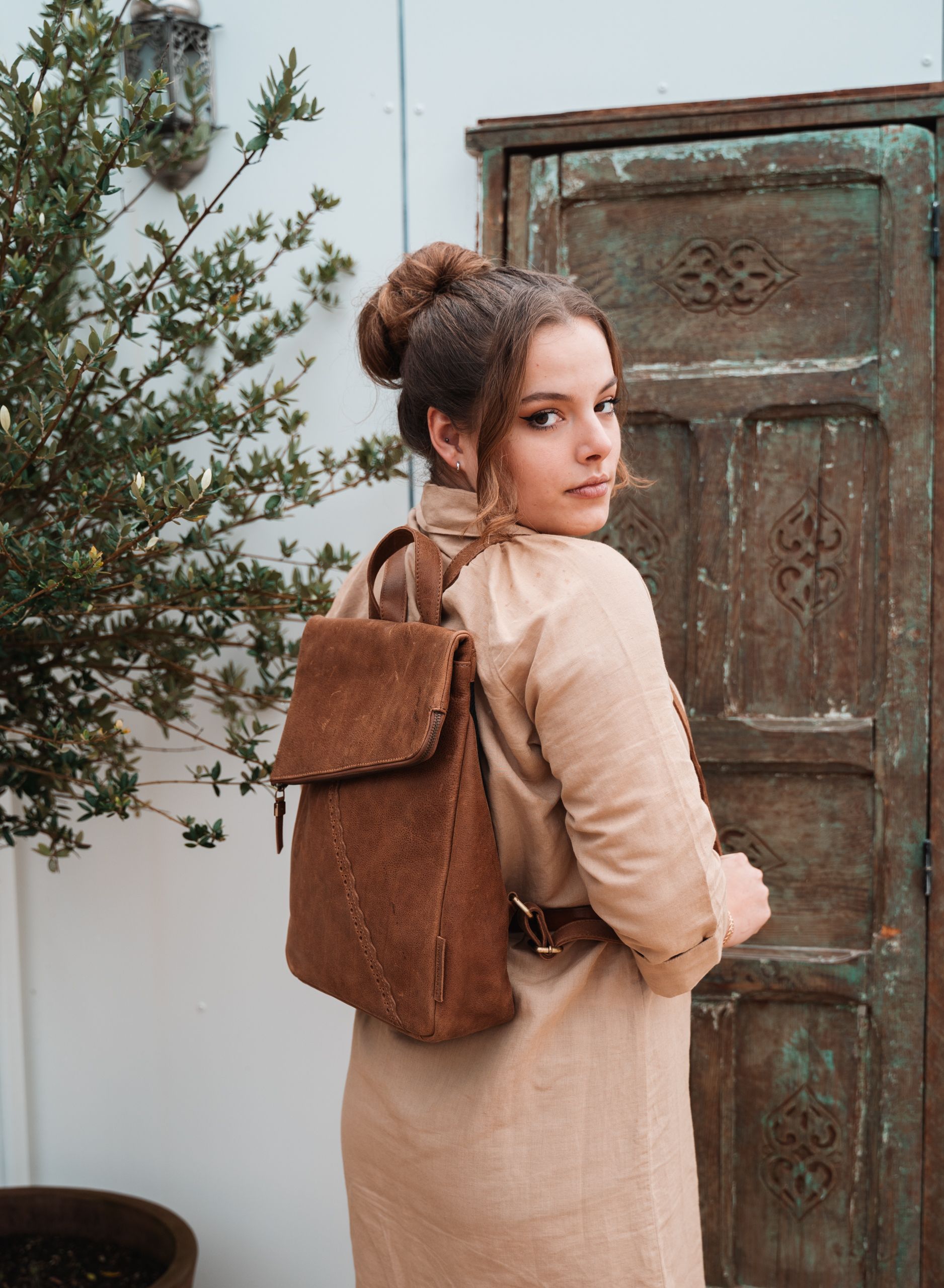 Micmacbags Marrakech Rugzak Taupe