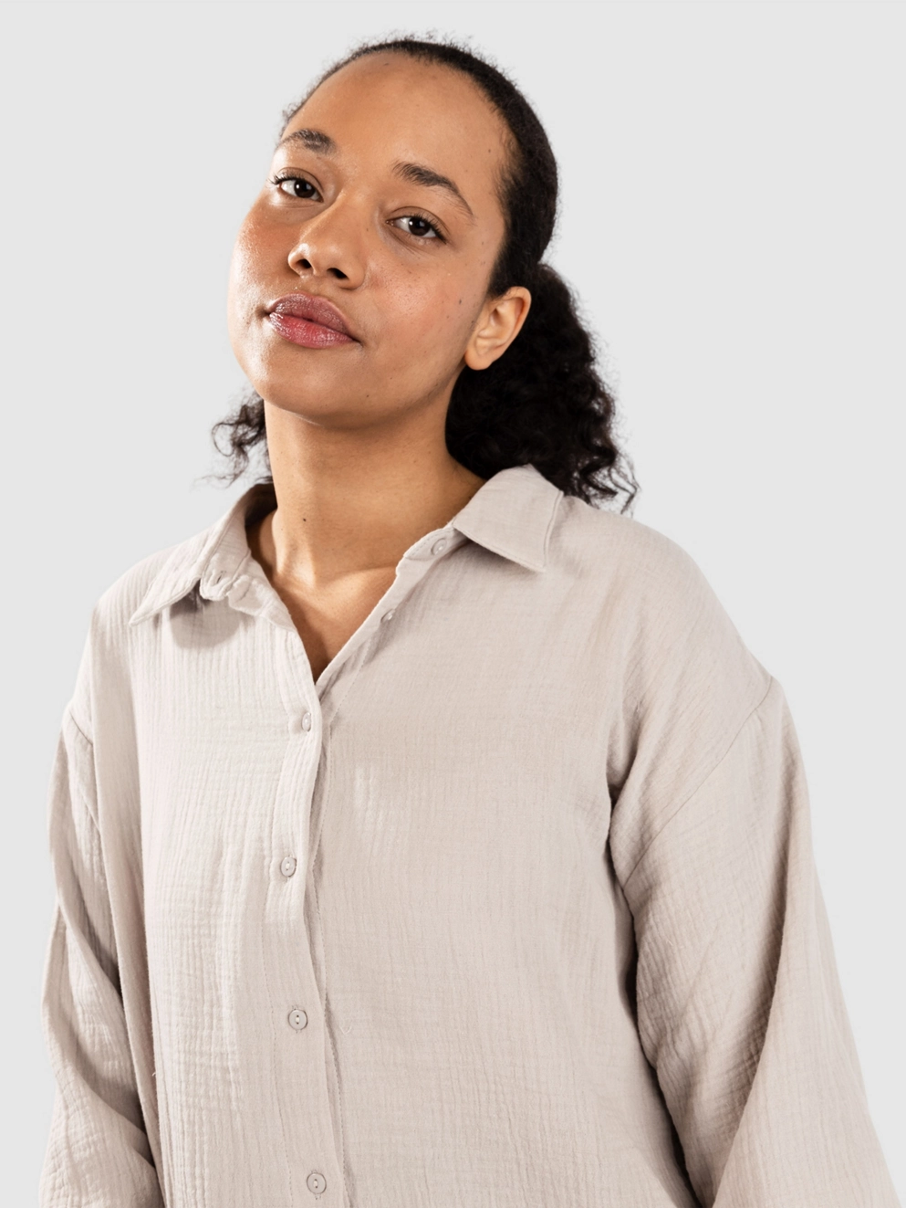 Blue Tomato Linen Shirt sand