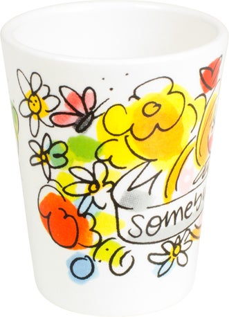 Blond Amsterdam eierdop Easter pasen somebunny D 5 H 6 cm