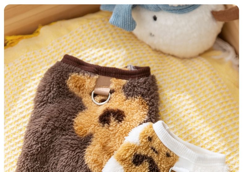 Cissilli - Bear Chenille Pet Top