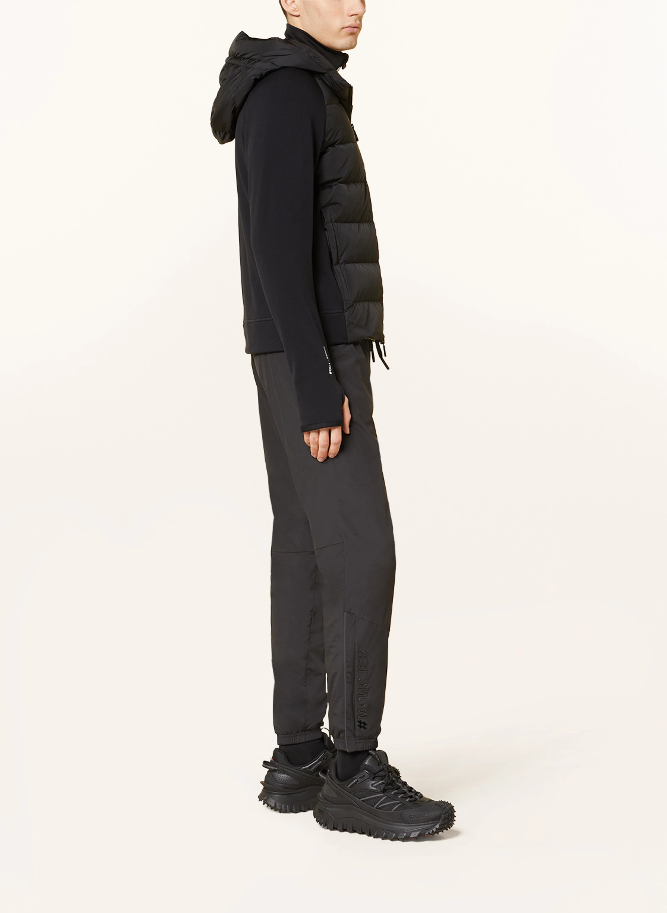 MONCLER GRENOBLE Daunenjacke im Materialmix
