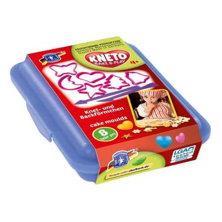 Feuchtmann KNETO Bake & Play Backförmchen, 3-fach sortiert