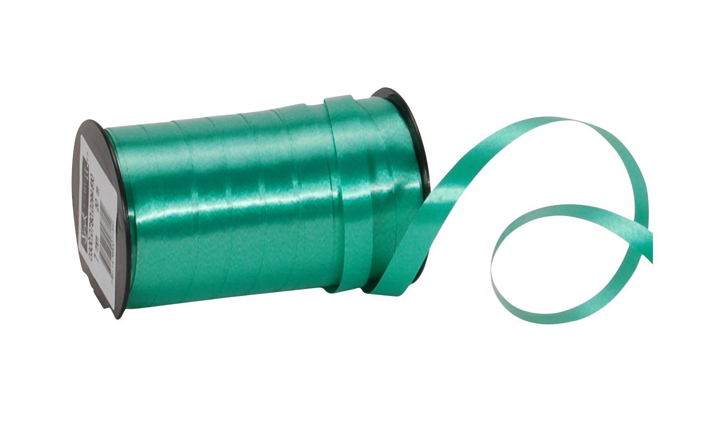 Geschenkband Poly Glatt 7 mm x 20 m, GrünKräuselband für Geschenke