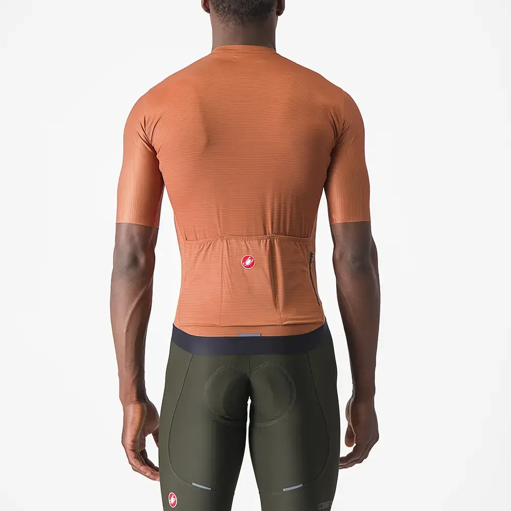 Castelli Espresso Fietsshirt Korte Mouwen Bruin/Donkergrijs Heren