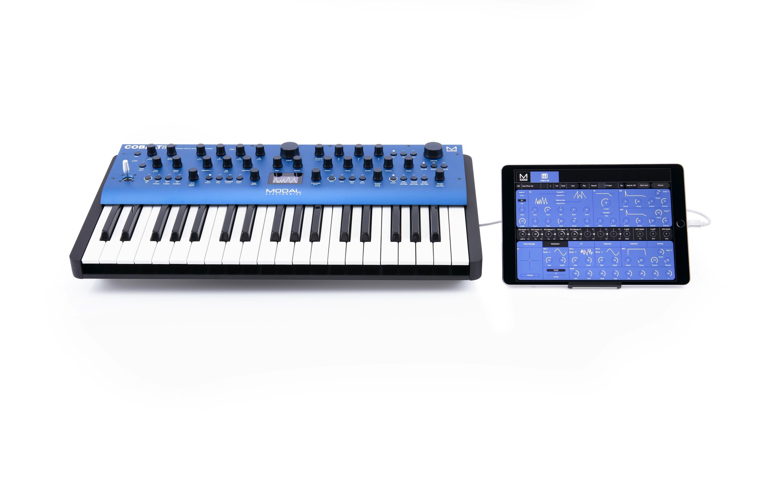 Synthesizer Cobalt8<br>8-stimmiger erweiterter virtuell-analoger Synthesizer mit 37-Tasten-Tastatur