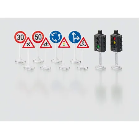 SIKU 5597 Ampeln mit Verkehrsschildern