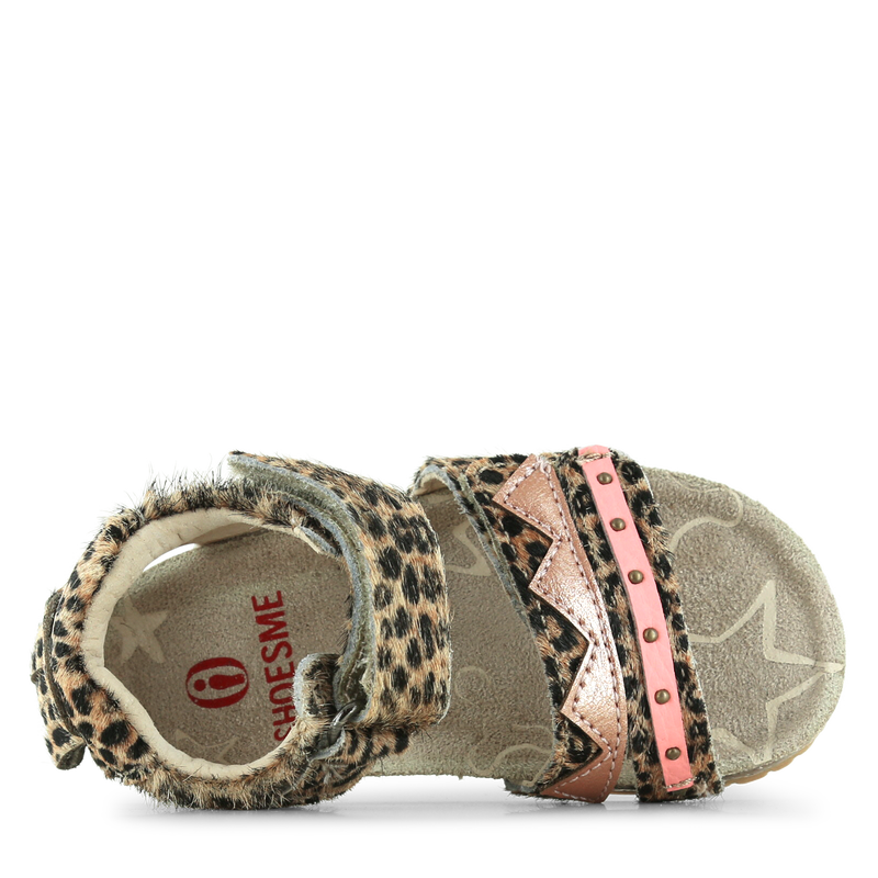 Shoesme panterprint sandaal Ponyhair | Meisjes schoenen