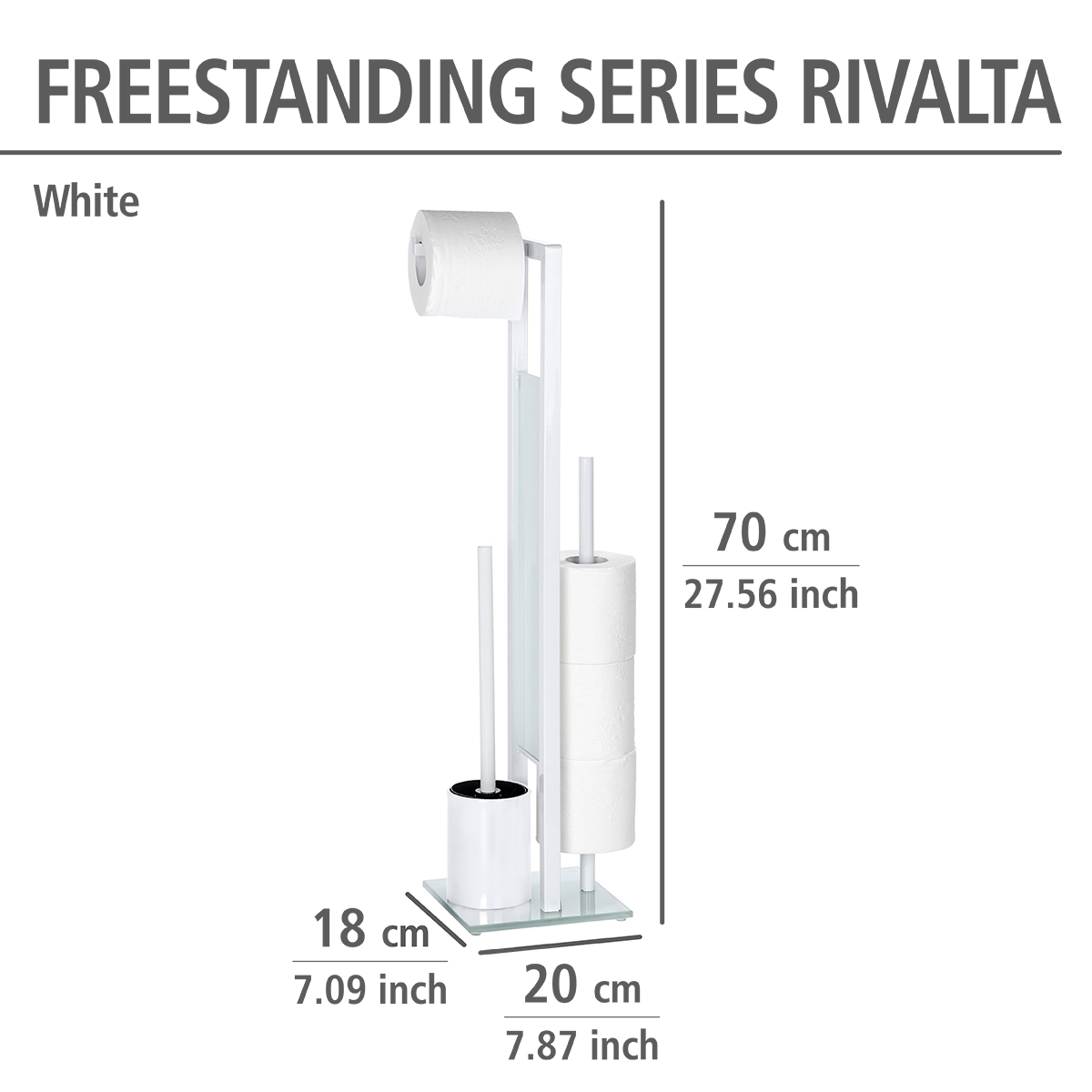 Wenko Rivalta wc-boy wit