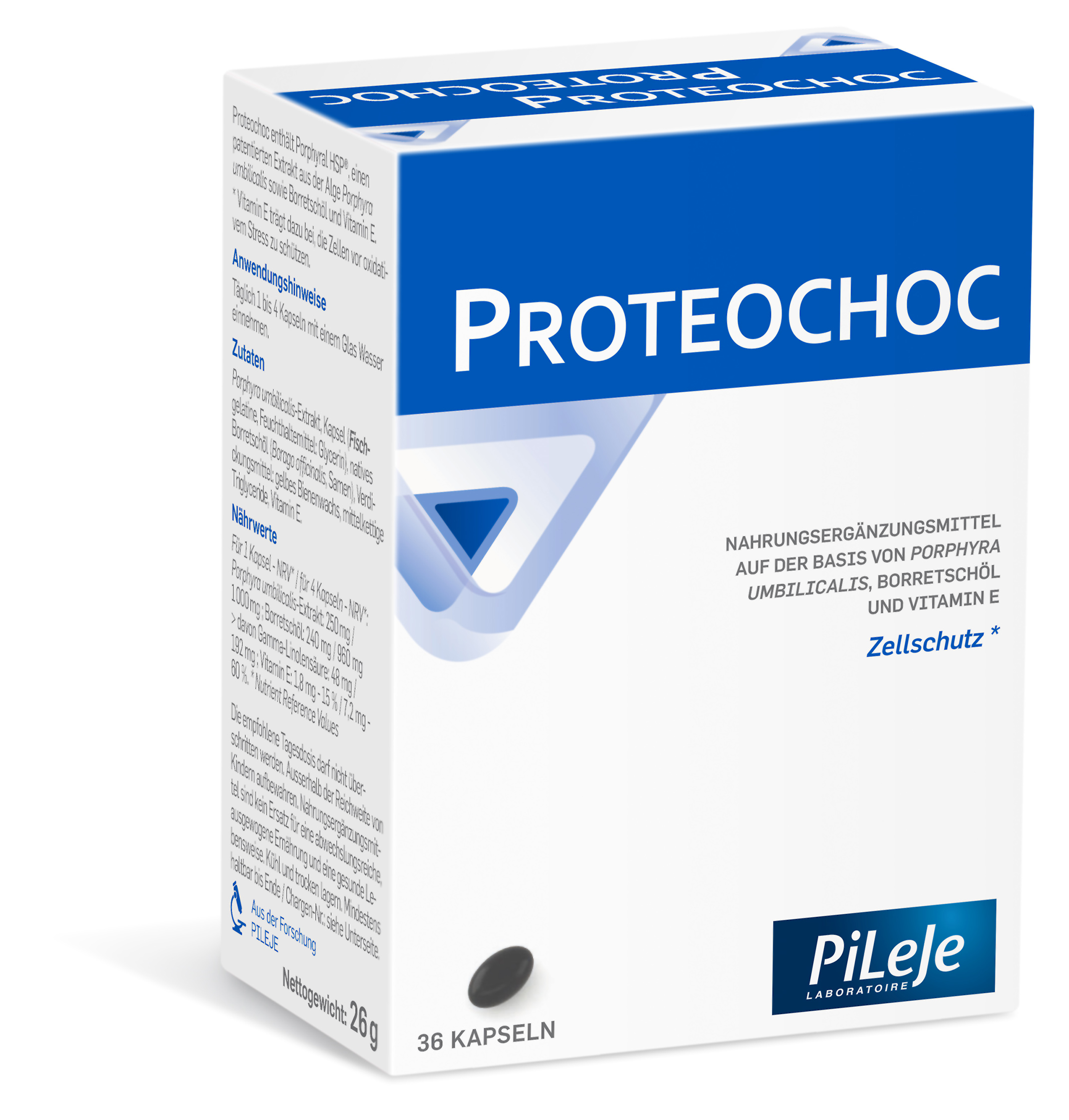 PROTEOCHOC Kaps Blist 36 Stk<br>36 Stück, Blister, Kapsel