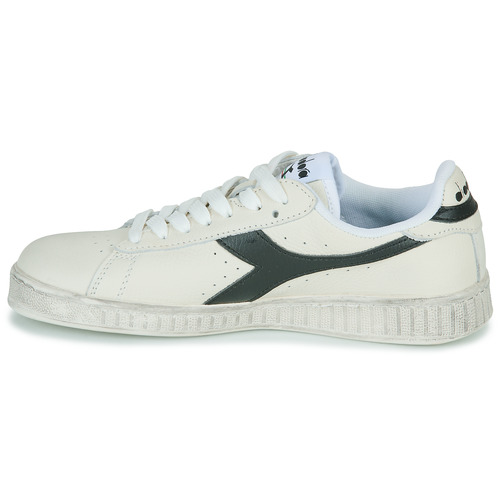 Diadora - GAME L LOW WAXED - Blanc / Noir