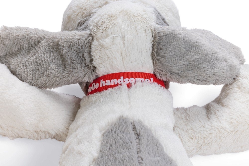 Beeztees hondenspeelgoed XL knuffel Ties wit 48 x 46 x 11 cm