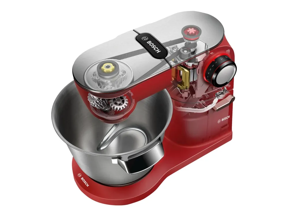 Bosch OptiMUM MUM9A66R00 - Køkkenmaskine - 1600 W - Kirsebærrød
