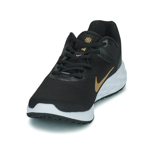 Nike - NIKE REVOLUTION 6 NN - Noir / Doré