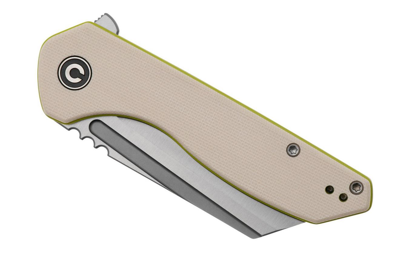 Civivi ExOne C23036-2 Satin Nitro-V, Ivory G10 zakmes, Brian Brown design