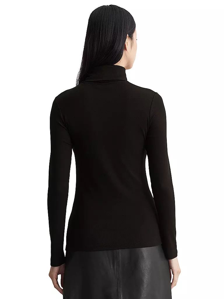 MARC O'POLO Rollkragenshirt  schwarz